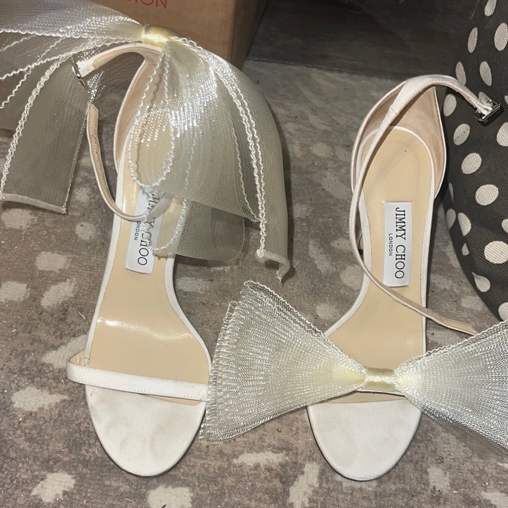Jimmy choo heels- worn very few times. In great condition!
